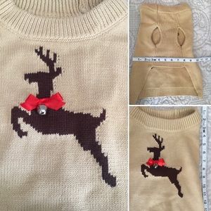 Reindeer Doggie Sweater